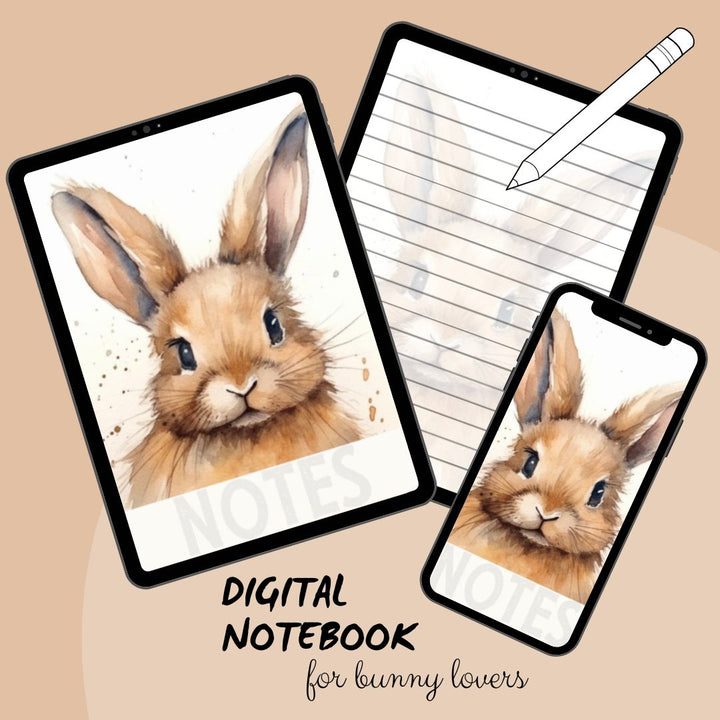 Digital Notebook, Bunny