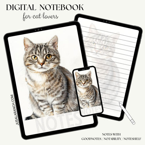 Digital Notebook, Cat Domestic